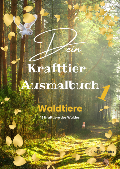Auszug Ausmalbuch Krafttiere 1 - Waldtiere