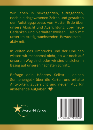 Auszug Orakelkartenset "Dein Sonnenengel-Orakel"